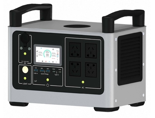 centrale elettrica solare portatile LiFePO4 della sinusoide di 2000W 110V/220V della Banca all'aperto pura di potere