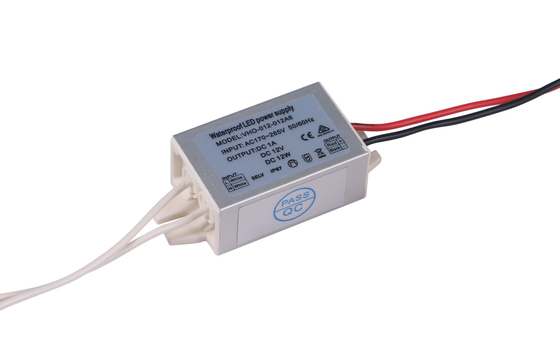 Driver a prova d'umidità di bassa tensione di SAA LED, driver pratico di 12V 1A LED