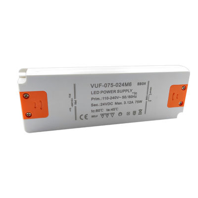 Certificazione fissante flessibile dei CB SAA del CE del driver della striscia del driver 75w LED di 24v LED