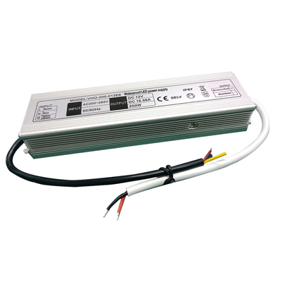 Peso leggero elettronico impermeabile all'aperto del driver 200W 12V di IP67 LED