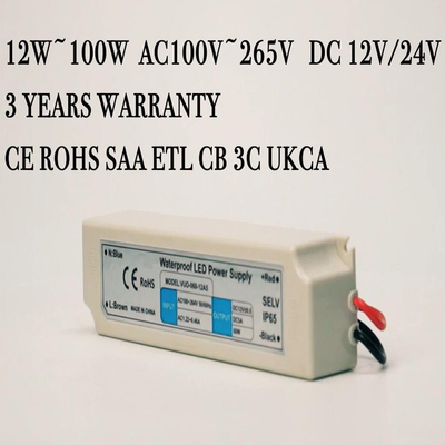 Alimentazione elettrica impermeabile del driver 60w IP67 LED della striscia di protezione 12v LED di Overtemp