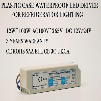 Alimentazione elettrica della striscia di Constant Voltage Output 24V LED 60w per il dispositivo di raffreddamento del frigorifero