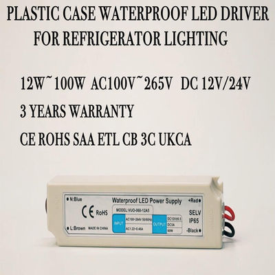 Alimentazione elettrica della striscia di Constant Voltage Output 24V LED 60w per il dispositivo di raffreddamento del frigorifero