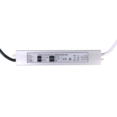 Certificato SAA Driver LED Slimline 12V 30W Tensione costante impermeabile IP67