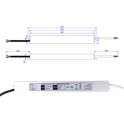 Driver LED Slimline per alimentatore impermeabile IP67 LED per luce al neon a strisce