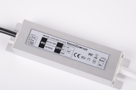 Impermeabile DC 12V 20W Slimline Driver LED Start Delay Design per Strip Light