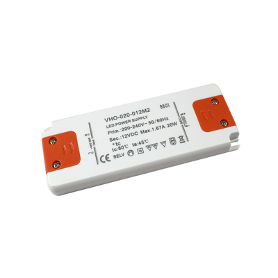 Driver sottile eccellente Power Supply 12V 20W Constant Voltage For Mirror Light del LED