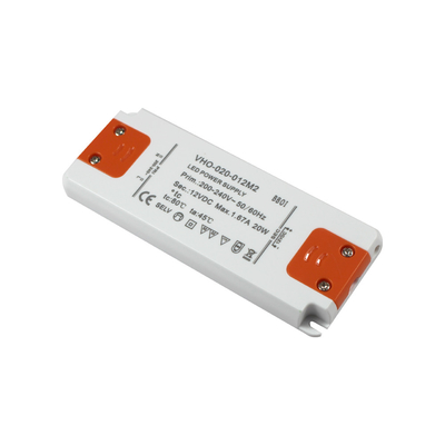 Driver sottile eccellente Power Supply 12V 20W Constant Voltage For Mirror Light del LED