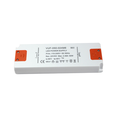 classe di plastica 60w 2 di High Efficiency Ip 67 del driver di 12v 5a/24v 2.5a LED per il frigorifero