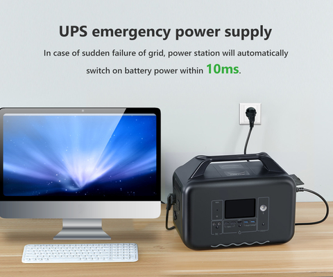 centrale elettrica solare portatile all'aperto di campeggio di sostegno del rifornimento di batteria LiFePO4 della tassa 1000W