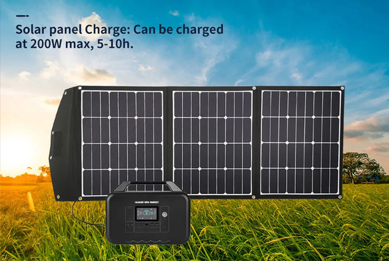 immagazzinamento dell'energia all'aperto UPS di CA della centrale elettrica portatile della batteria di 1000w 1008wh