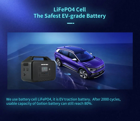 Centrale elettrica portatile all'aperto della Banca 1000W di potenza della batteria di 220v 1008wh LiFePO4