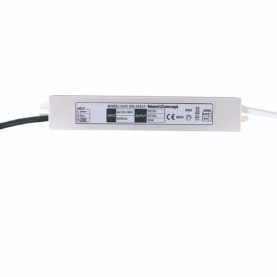il CA 240v al driver 25w di CC Constant Voltage Slim LED di 5 volt impermeabilizza l'alimentazione elettrica di 5a 5v