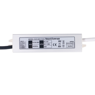 12V driver elettronico impermeabile ultraleggero 1.67A 20W di CC LED Heatproof