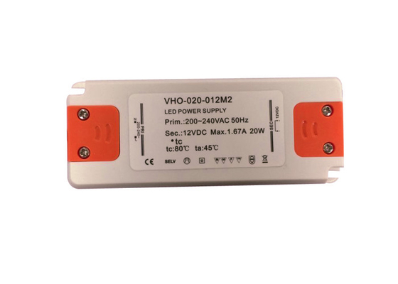 Luce ultra sottile impermeabile della mobilia di Power Supply For del driver di 12V 1.7A LED