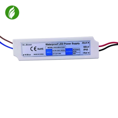 Plastica ultraleggera 163x43x33mm del driver 12V 5A della luce di striscia LED
