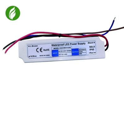 Plastica ultraleggera 163x43x33mm del driver 12V 5A della luce di striscia LED