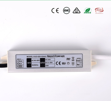 driver elettronico impermeabile leggero Power Supply di 20W LED 132x30x20mm