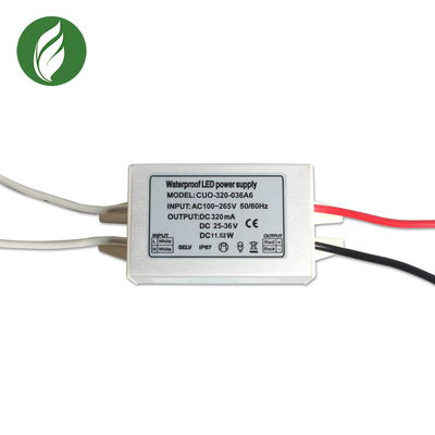 100-265V driver 320mA di CA Constant Current LED per la luce della rondella della parete