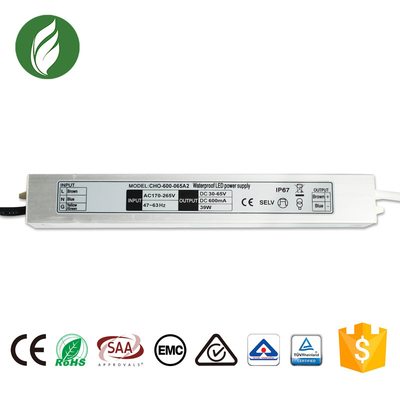 Driver 600mA di SAA IP67 Constant Current LED con alloggio di alluminio