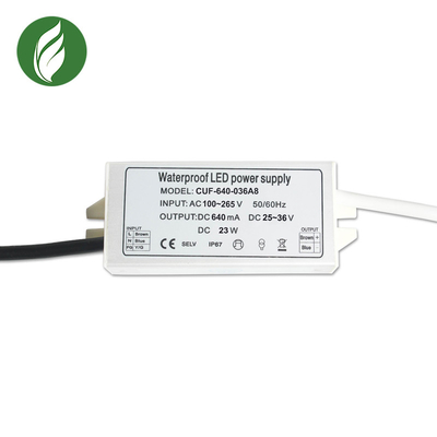 RoHS 640mA LED Constant Current Power, driver leggero della luce di inondazione
