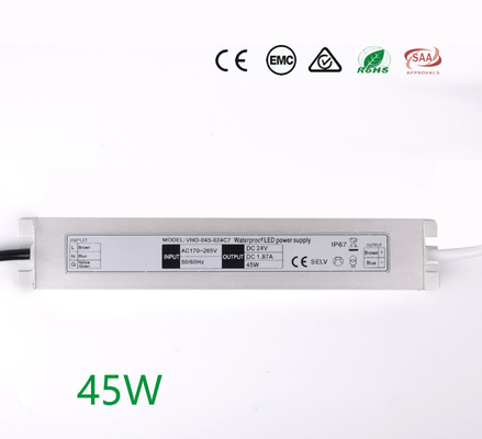 Driver ultra esile di SMPS 1.88A LED, alimentazione elettrica impermeabile all'aperto del LED IP67