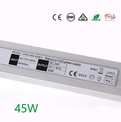 Driver ultra esile di SMPS 1.88A LED, alimentazione elettrica impermeabile all'aperto del LED IP67