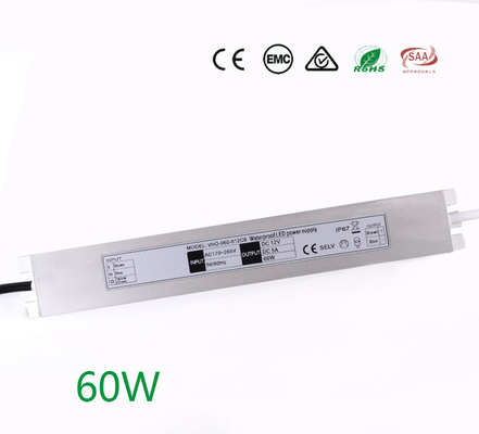 Isolamento esile del driver 12V 60W 5A di modo LED di commutazione di RoHS anti