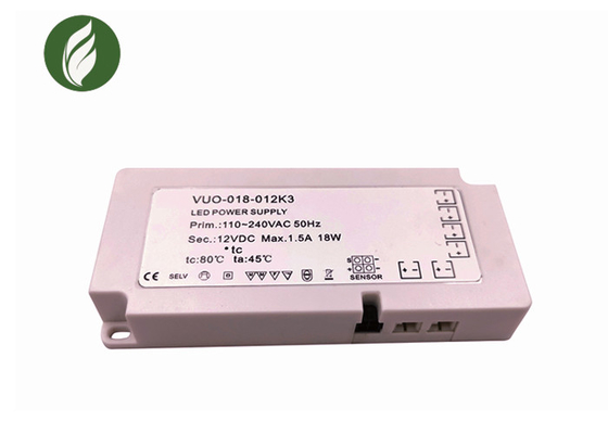 Senso multiplo di SAA sotto il driver 12V 18W del Governo LED ignifugo