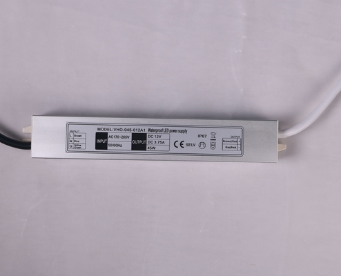 Driver all'aperto libero Ultra Slim 45W di CC 12V LED della luce intermittente per la luce di striscia