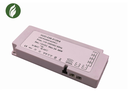 240V esile leggero al driver di 12V LED, 36W 12V sotto il Governo che accende trasformatore