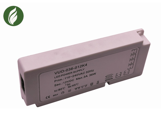 240V esile leggero al driver di 12V LED, 36W 12V sotto il Governo che accende trasformatore