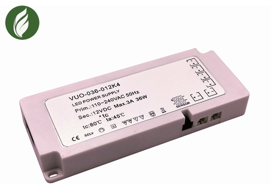 240V esile leggero al driver di 12V LED, 36W 12V sotto il Governo che accende trasformatore