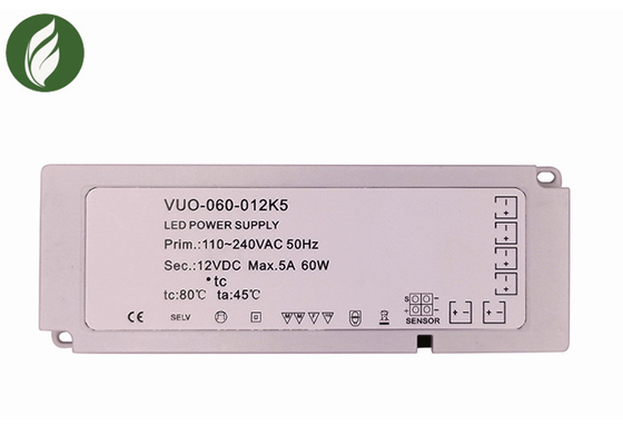 60W 5A ultra sottile sotto il driver Durable Anti Erosion del Governo LED