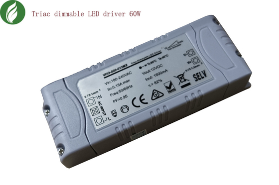 Driver anticorrosivo IP20 Constant Voltage di plastica di Dimmable LED del triac