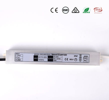 24V all'aperto dell'interno Constant Voltage Driver, trasformatore esile di CC di CA per le luci del LED