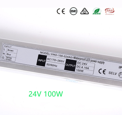 Modo elettronico impermeabile all'aperto di commutazione del driver 24V 100W di 50/60Hz LED