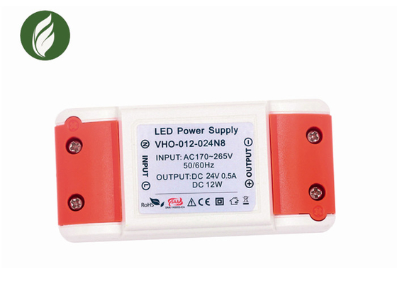 Lampade fluorescenti di plastica a prova d'umidità di Flicker Free For del driver di 24V 0.5A LED