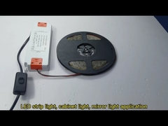 60W IP20 Constant Voltage LED Power Supply , Plastic Flicker Free Driver